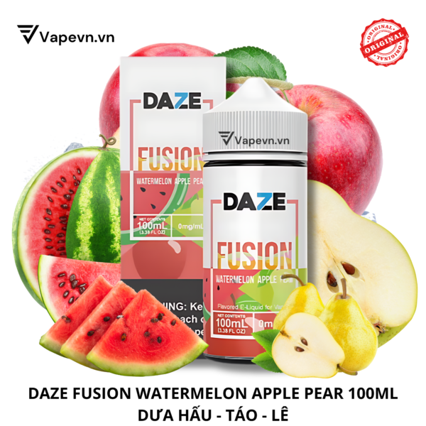 DAZE FUSION WATERMELON APPLE PEAR 100ML