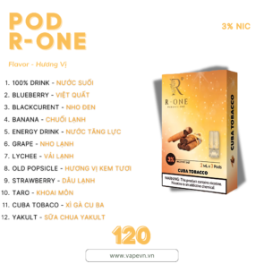 Đầu pod thay thế ĐẦU VỊ R-ONE pod system vũng tàu