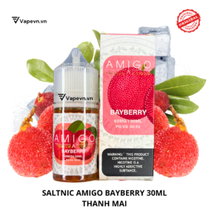 Tinh dầu salt nic SALTNIC AMIGO BAYBERRY 30ML pod system vũng tàu, vape box vũng tàu, thuốc lá điện tử