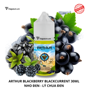 Tinh dầu salt nic SALTNIC ARTHUR BLACKBERRY BLACKCURRENT 30ML pod system vũng tàu, vape box vũng tàu, thuốc lá điện tử