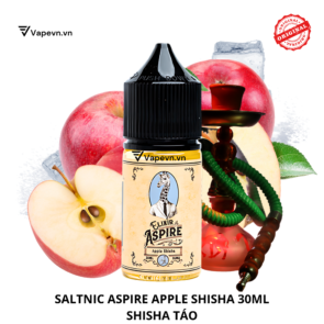 Tinh dầu salt nic SALTNIC ASPIRE SHISHA APPLE 30ML pod system vũng tàu, vape box vũng tàu, thuốc lá điện tử