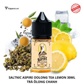 Tinh dầu salt nic SALTNIC ASPIRE OOLONG TEA LEMON 30ML pod system vũng tàu, vape box vũng tàu, thuốc lá điện tử