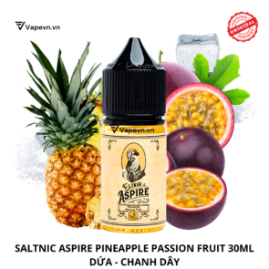 Tinh dầu salt nic SALTNIC ASPIRE PINEAPPLE PASSION FRUIT 30ML pod system vũng tàu, vape box vũng tàu, thuốc lá điện tử