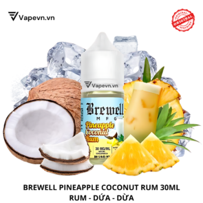 SALTNIC-BREWELL-PINEAPPLE-COCONUT-RUM-30ML-VAPHALLA-VAPEVN