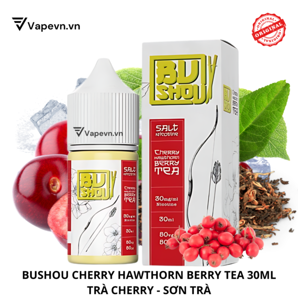 SALTNIC BUSHOU CHERRY HAWTHORN TEA 30ML