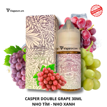 Tinh dầu salt nic SALTNIC CASPER DOUBLE GRAPE 30ML pod system vũng tàu, vape box vũng tàu, thuốc lá điện tử