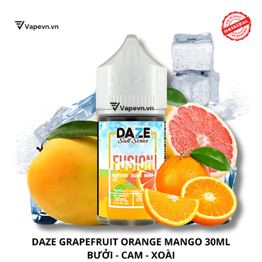 Tinh dầu salt nic SALTNIC DAZE GRAPEFRUIT ORANGE MANGO 30ML pod system vũng tàu, vape box vũng tàu, thuốc lá điện tử