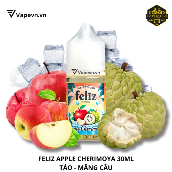 SALTNIC FELIZ APPLE CHERIMOYA 30ML