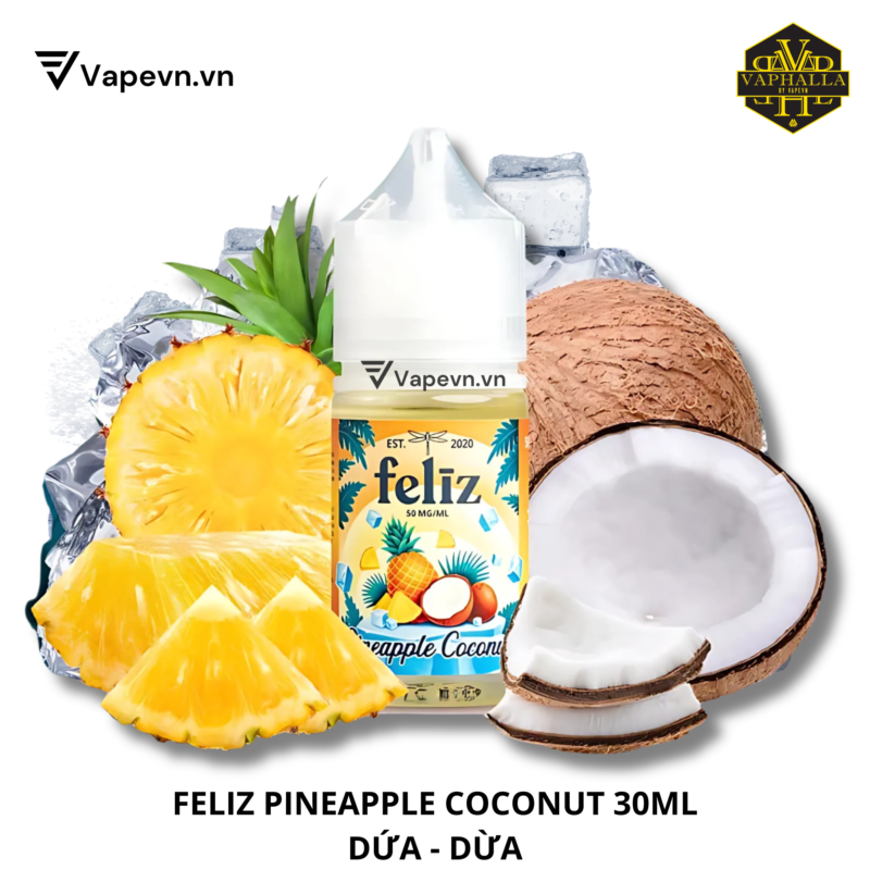 SALTNIC FELIZ PINEAPPLE COCONUT 30ML