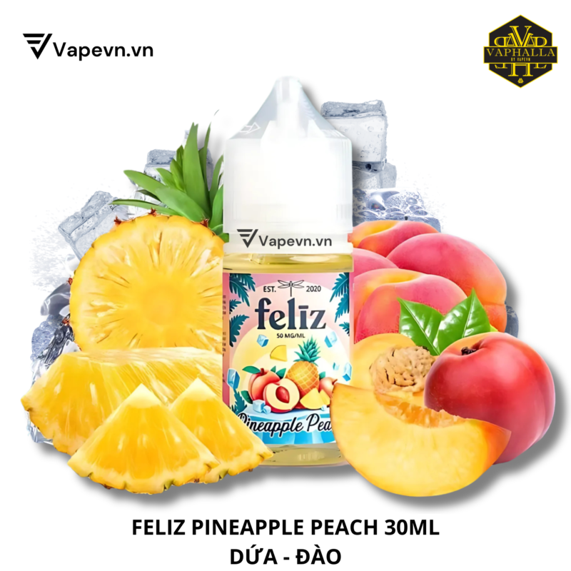 SALTNIC FELIZ PINEAPPLE PEACH 30ML