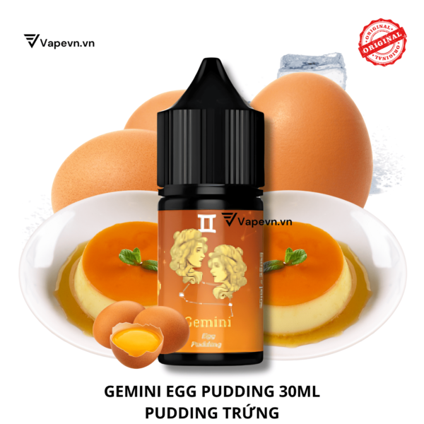 SALTNIC GEMINI EGG PUDDING 30ML