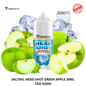 Tinh dầu salt nic SALTNIC HEAD SHOT GREEN APPLE 30ML pod system vũng tàu, vape box vũng tàu, thuốc lá điện tử