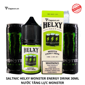 Tinh dầu salt nic SALTNIC HELXY MONSTER ENERGY DRINK 30ML pod system vũng tàu, vape box vũng tàu, thuốc lá điện tử