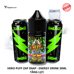 Tinh dầu salt nic SALTNIC HERO PUFF ZAP SNAP 30ML pod system vũng tàu, vape box vũng tàu, thuốc lá điện tử