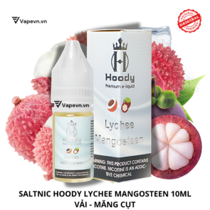 Tinh dầu salt nic SALTNIC HOODY LYCHEE MANGOSTEEN 10ML pod system vũng tàu, vape box vũng tàu, thuốc lá điện tử