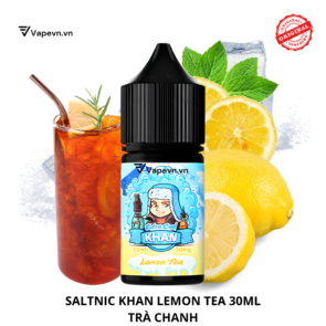 Tinh dầu salt nic SALTNIC KHAN LEMON TEA 30ML được phân phối chính hãng tại Vapevn.vn