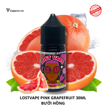 Tinh dầu salt nic SALTNIC LOSTVAPE PINK GRAPEFRUIT 30ML pod system vũng tàu, vape box vũng tàu, thuốc lá điện tử