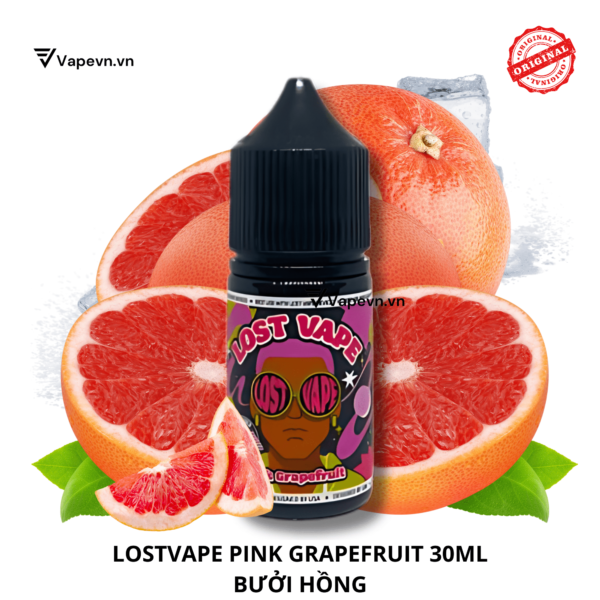 Tinh dầu salt nic SALTNIC LOSTVAPE PINK GRAPEFRUIT 30ML pod system vũng tàu, vape box vũng tàu, thuốc lá điện tử