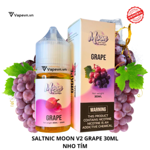 Tinh dầu salt nic SALTNIC MOON V2 GRAPE 30ML pod system vũng tàu, vape box vũng tàu, thuốc lá điện tử