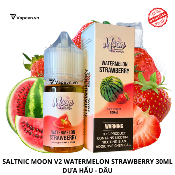 SALTNIC MOON V2 WATERMELON STRAWBERRY 30ML