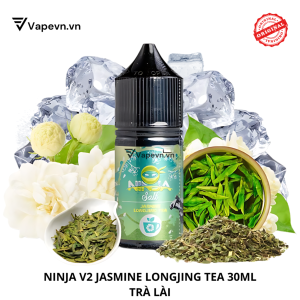 SALTNIC NINJA V2 JASMINE LONGJING TEA 30ML