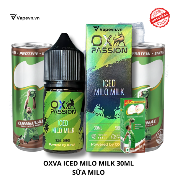 SALTNIC OXVA ICED MILO MILK 30ML