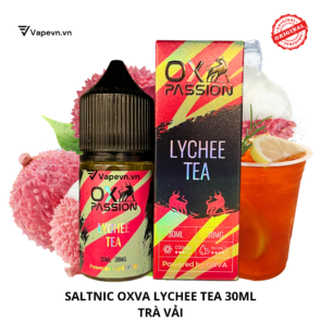 Tinh dầu salt nic SALTNIC OXVA LYCHEE TEA 30ML pod system vũng tàu, vape box vũng tàu, thuốc lá điện tử