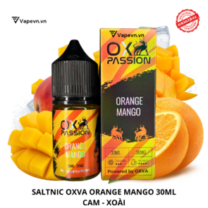 Tinh dầu salt nic SALTNIC OXVA ORANGE MANGO 30ML pod system vũng tàu, vape box vũng tàu, thuốc lá điện tử