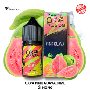 Tinh dầu salt nic SALTNIC OXVA PINK GUAVA 30ML pod system vũng tàu vape box vũng tàu thuốc lá điện tử