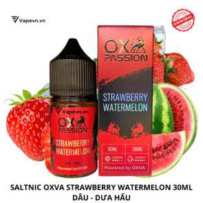 tinh dầu salt nic SALTNIC OXVA STRAWBERRY WATERMELON 30ML pod system vũng tàu, vape box vũng tàu, thuốc lá điện tử