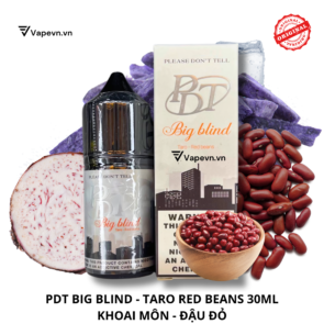 Tinh dầu salt nic SALTNIC PDT BIG BLIND 30ML pod system vũng tàu, vape box vũng tàu, thuốc lá điện tử