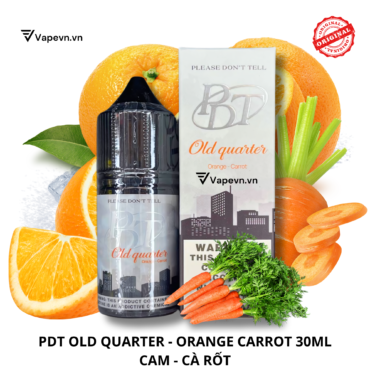 Tinh dầu salt nic SALTNIC PDT OLD QUATER 30ML pod system vũng tàu, vape box vũng tàu, thuốc lá điện tử