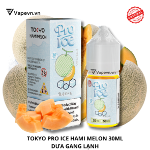 Tinh dầu salt nic SALTNIC TOKYO PRO HAMI MELON 30ML pod system vũng tàu, vape box vũng tàu, thuốc lá điện tử