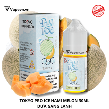 Tinh dầu salt nic SALTNIC TOKYO PRO HAMI MELON 30ML pod system vũng tàu, vape box vũng tàu, thuốc lá điện tử