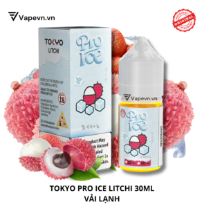 Tinh dầu salt nic SALTNIC TOKYO PRO LITCHI 30ML pod system vũng tàu, vape box vũng tàu, thuốc lá điện tử