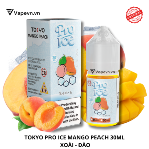 Tinh dầu salt nic SALTNIC TOKYO PRO MANGO PEACH 30ML pod system vũng tàu, vape box vũng tàu, thuốc lá điện tử