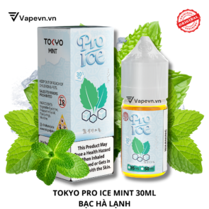 Tinh dầu salt nic SALTNIC TOKYO PRO MINT 30ML pod system vũng tàu, vape box vũng tàu, thuốc lá điện tử