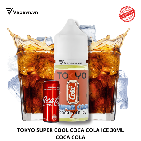 Tinh dầu salt SALTNIC TOKYO SUPER COCA COLA 30ML pod vũng tàu vape vũng tàu thuốc lá điện tử