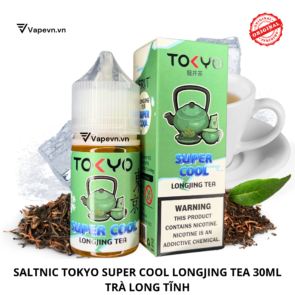 Tinh dầu salt nic SALTNIC TOKYO SUPER LONGJING TEA 30ML pod system vũng tàu, vape box vũng tàu, thuốc lá điện tử