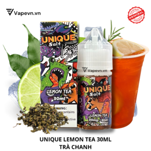 Tinh dầu salt nic SALTNIC UNIQUE LEMON TEA 30ML pod system vũng tàu, vape box vũng tàu, thuốc lá điện tử