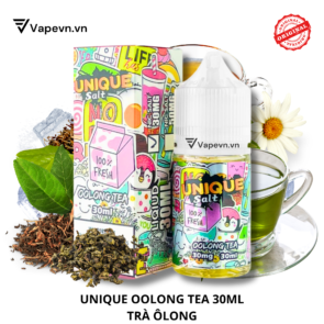 Tinh dầu salt nic SALTNIC UNIQUE OOLONG TEA 30ML pod system vũng tàu, vape box vũng tàu, thuốc lá điện tử