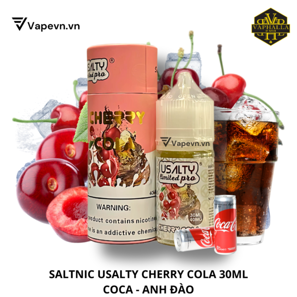 SALTNIC USALTY LIMITED CHERRY COLA 30ML