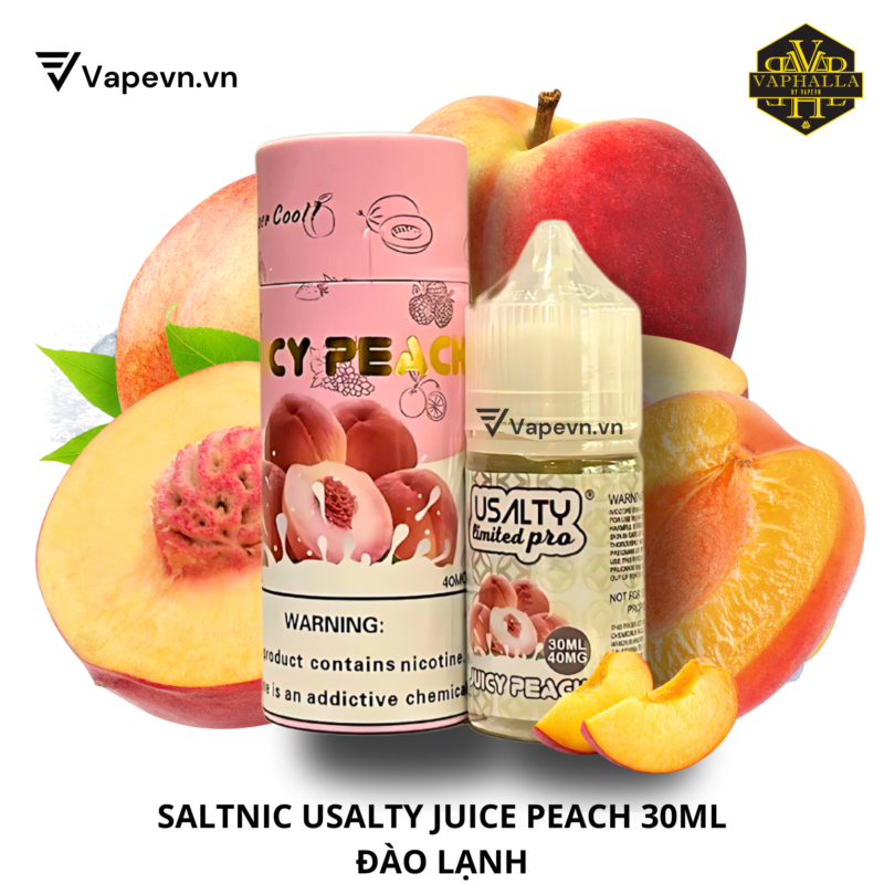 SALTNIC USALTY LIMITED JUICY PEACH 30ML