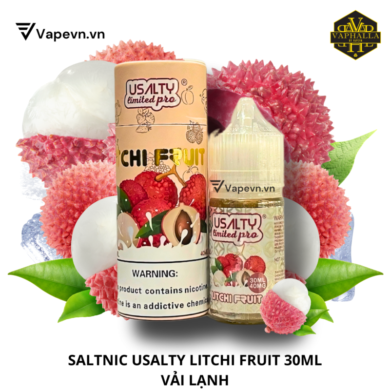 SALTNIC USALTY LIMITED LITCHI FRUIT 30ML