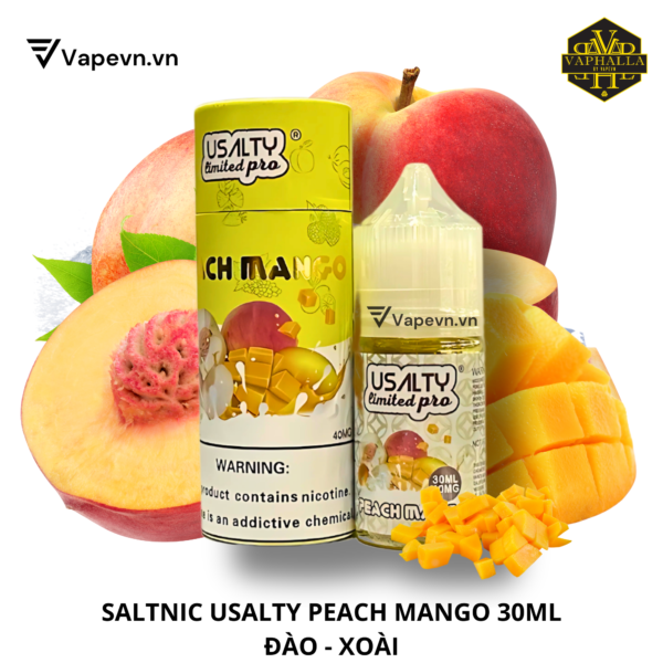 SALTNIC USALTY LIMITED PEACH MANGO 30ML