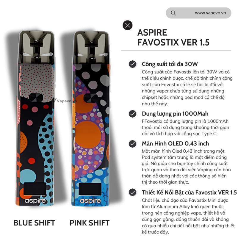 aspire favostix v1.5