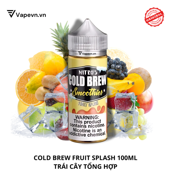 Tinh dầu free base COLD BREW FRUIT SPLASH 100MLpod system vũng tàu, pod system vũng tàu, vape box vũng tàu, vape box vũng tàu, thuốc lá điện tử, thuốc lá điện tử