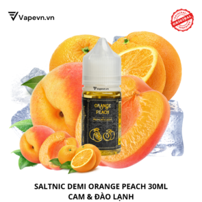 Tinh dầu salt nic SALTNIC DEMI ORANGE PEACH 30ML pod system vũng tàu, vape box vũng tàu, thuốc lá điện tử