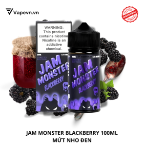 tinh dầu free base Jam Monster BLACKBERRY 100ML pod system vũng tàu vape box vũng tàu thuốc lá điện tử