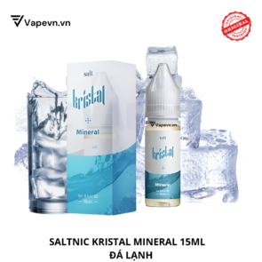 Tinh dầu salt nic SALTNIC KRISTAL MINERAL 15ML pod system vũng tàu